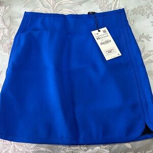 Zara tailored mini skirt